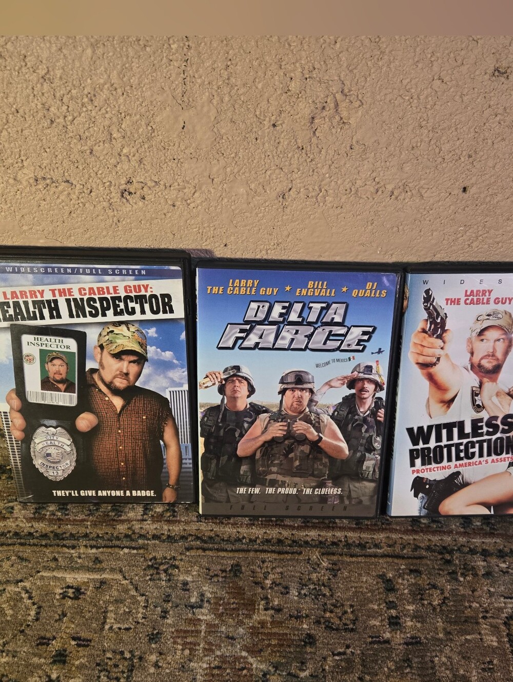 Lot Larry The Cable Guy Dvds - Delta Farce, Health Inspector, Witless Protection